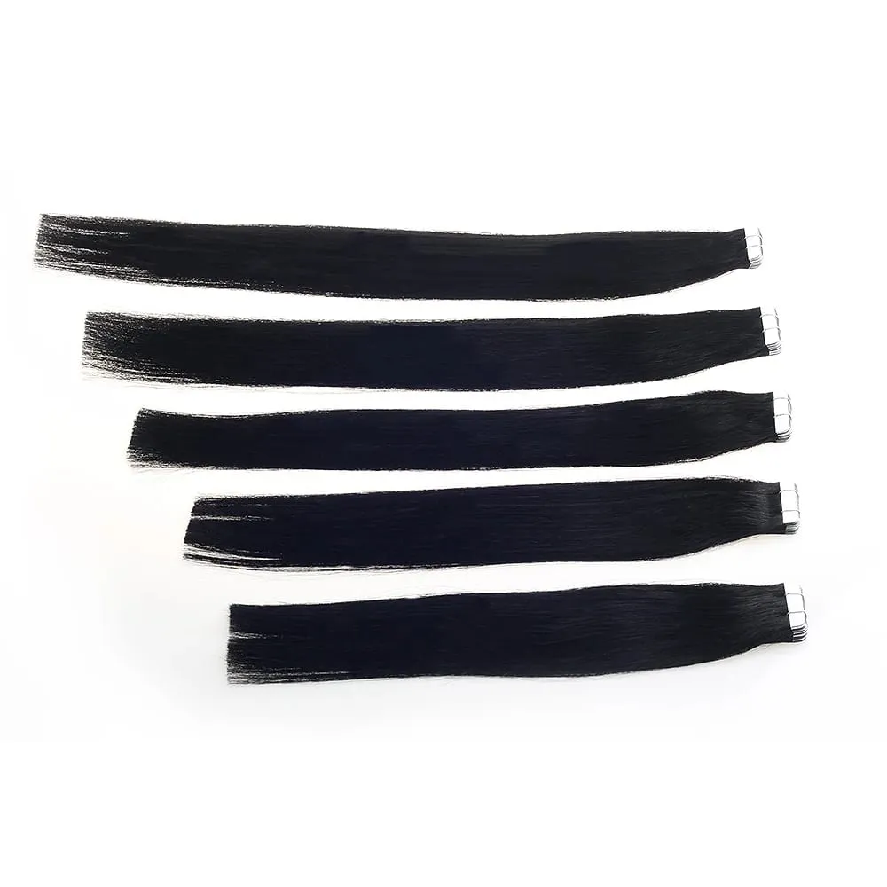 Aromas Hair Tape In Hair Extensions Human Hair 4x1cm Skin Weft Remy Tape Ins 20pcs 40pcs 14-22 inch For Thin Hair — image 4