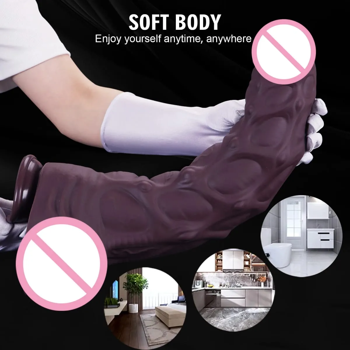 Ultra large and thick Realistic Dildo Anal Plug Horse Penis Long Butt Plug Anus Expansion Stimulator Anal Sex Toys for Woman Men