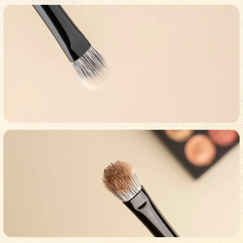 CL129 Soft Saikoho Goat Hair Medium Eye Shadow Brush African Rosewood Handle Makeup Brush Professional Handmade Makeup Brushes
