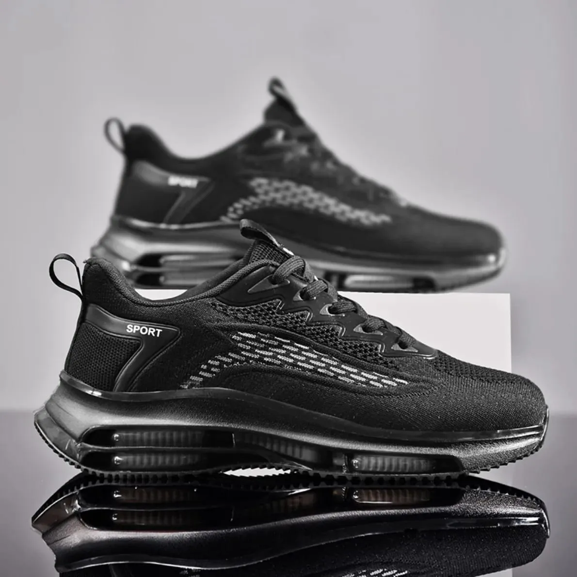 Men Basketball Shoes Platform Sneakers Casual Walking Sports Shoes Leather Trainer Athletic Footwear