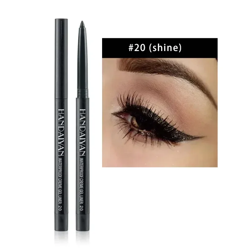 1PC Glitter Shine Eyeliner Gel Pencil Sexy Colorful Long-Lasting Shimmer Makeup Matte Colored Eye Liner Cream Pen Cosmetic Tool
