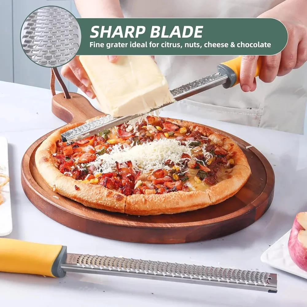 Multifunctional Rectangular Stainless Steel Cheese Grater Tool Chocolate Lemon Grater Cheese Slicer Fruit Peeler Kitchen Gadget
