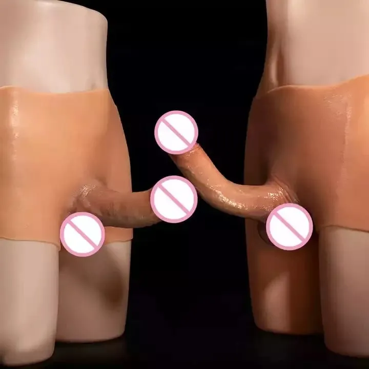 Realistische Hohlgefühl-Silikon-Haut-Dildo-Hose, weiche Penishülle für Paare, Strapon, Sexspielzeug, Schwanz, Männer, Gay18, Höschen, Lesben