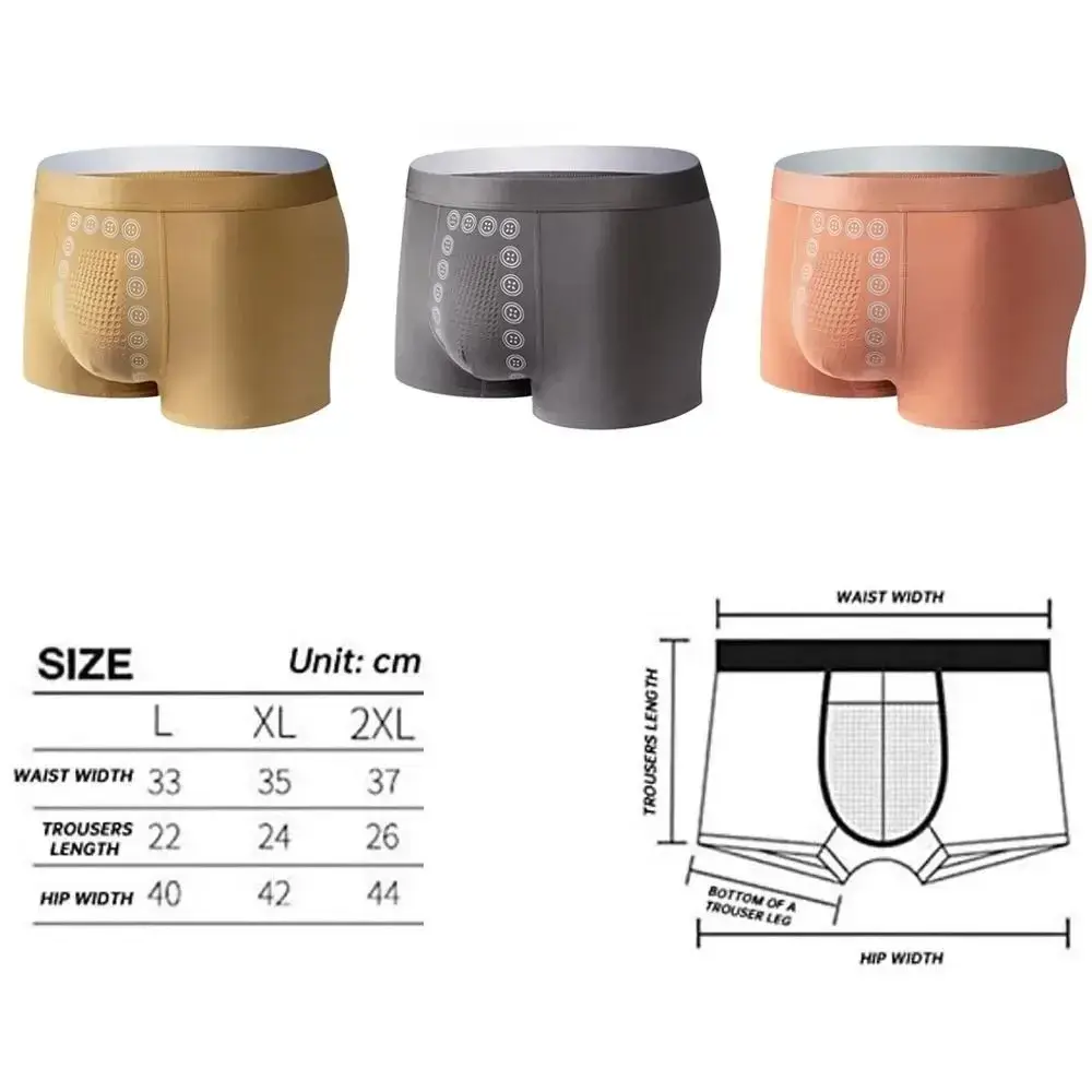 4 Uds Boxer Shorts ropa interior de seda de hielo para hombres calzoncillos geniales bragas delgadas sexis transpirables lencería Sexy U convexa