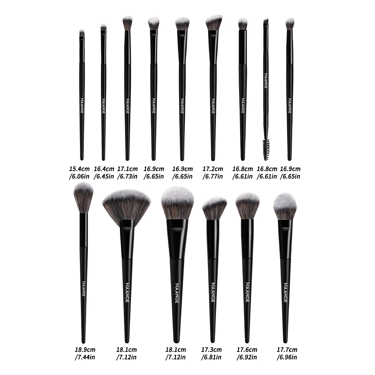 Makeup Brushes 15pcs Face Eye Brushes Ultra Soft Hair Foundation Concealer Blush Eyeshadow Kabuki Makeup Brush kit Tools