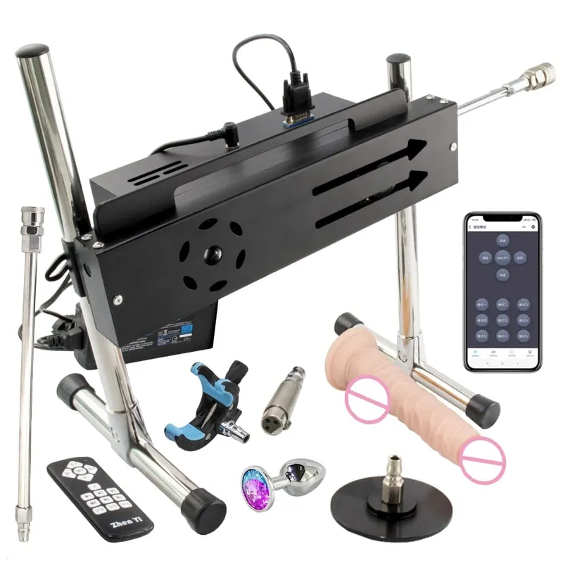 200W Super Powerful Sex Machine for Adult Masturbation Intelligent App Control Premium Love Machine with Dildo Adult Sex Toys