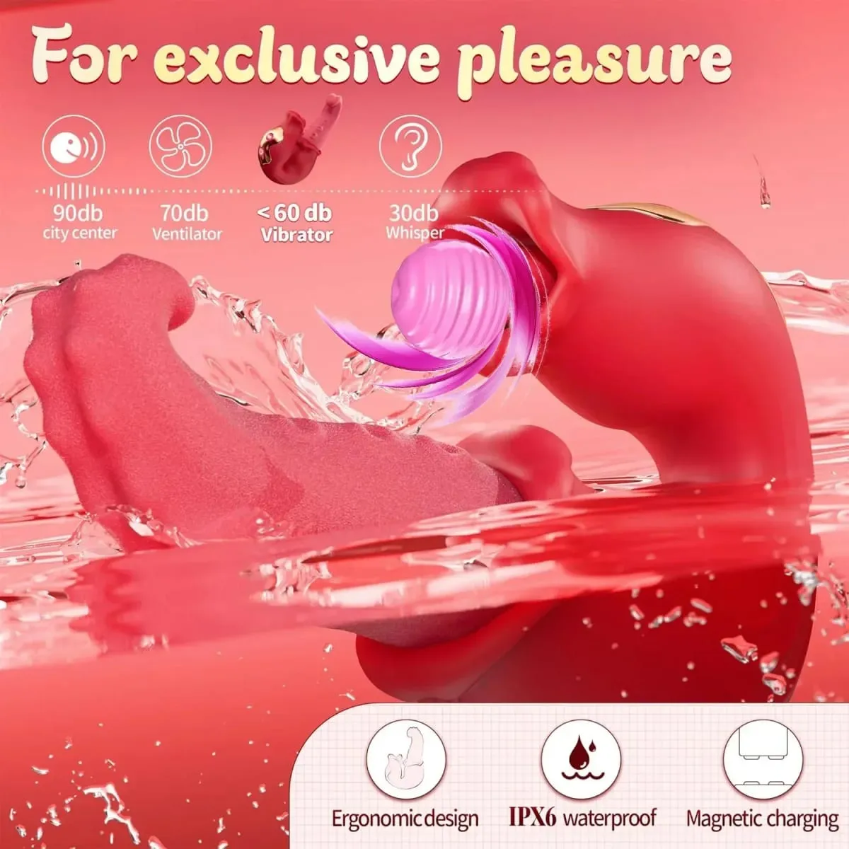 Tongue Licking Clitoral Vibrator for 18+ Women Adult Supplies Thrusting Vaginal Tapping G Spot Female Masturbator for Sex Toy