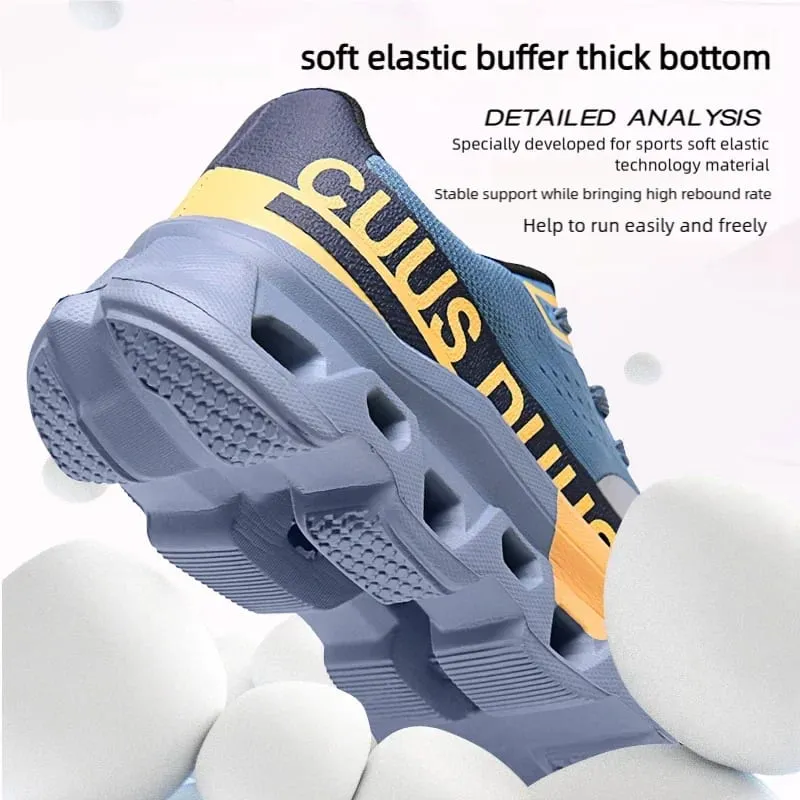 Outdoor Tennis Men Shoes Soft Sole Breathable Casual Sports Shoes Mesh Surface Breathable Cushioned Running Shoes Sneakers