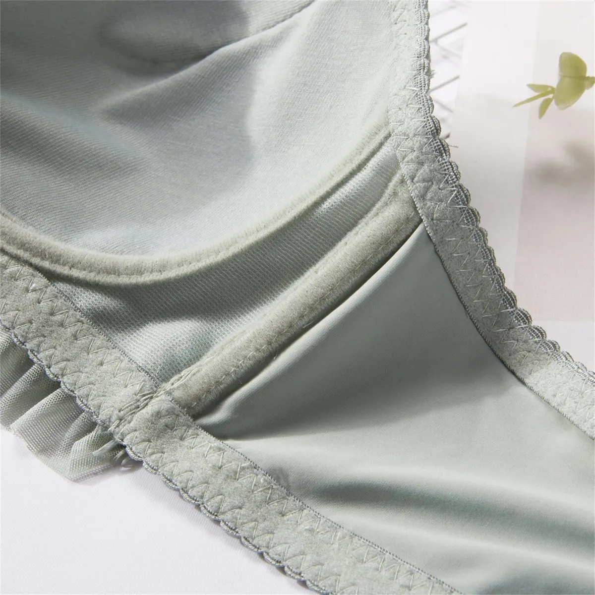 Set Bra Renda untuk Gadis Seluar Dalam Seksi Bra Wanita Pakaian Dalam Wanita Sweet Comel Bra Gadis Bernafas Set Seluar Dalam Lembut Seluar Bra Seksi