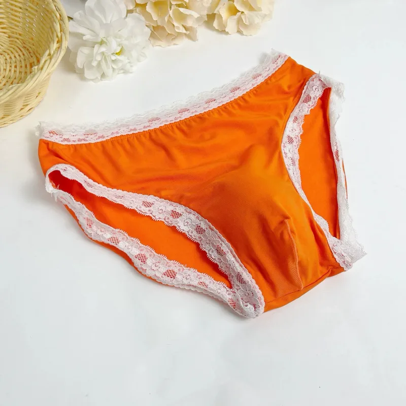 New Men's Underwear Sexy Men's Lace Briefs U-Convex Pouch Low-Rise Comfortable and Breathable Shorts Briefs men underwear sexy