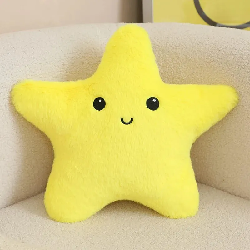 35/40cm Starfish Star Plush Pillow Stuffed Smiling Happy Sky Pillow Colorful Decor Cushion for Sofa Chair Back Support Gift