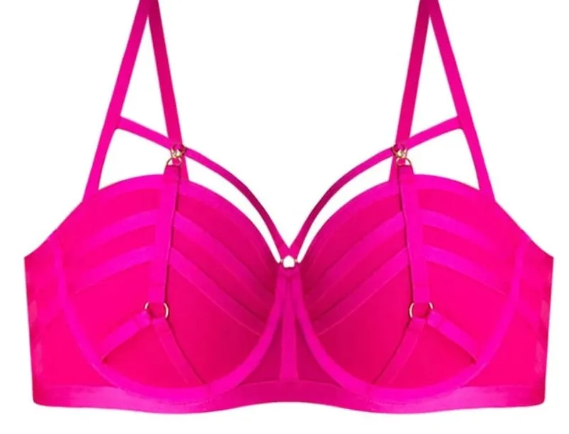 Women Sexy Round Manga Breast Bra Thick Cup Push Up Gather Bra Side Support Anti Sagging Plus Size Lingerie Underwear