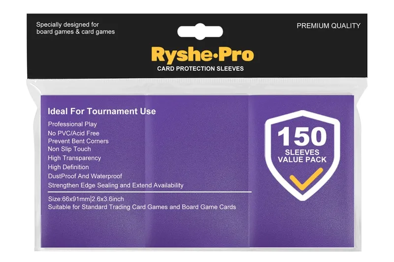100pcs 2.5"x3.5" Premium Trading Card Sleeves 66x91mm Standard Sized Board Game Cards for MTG Magic Gathering Lorcana Game Card