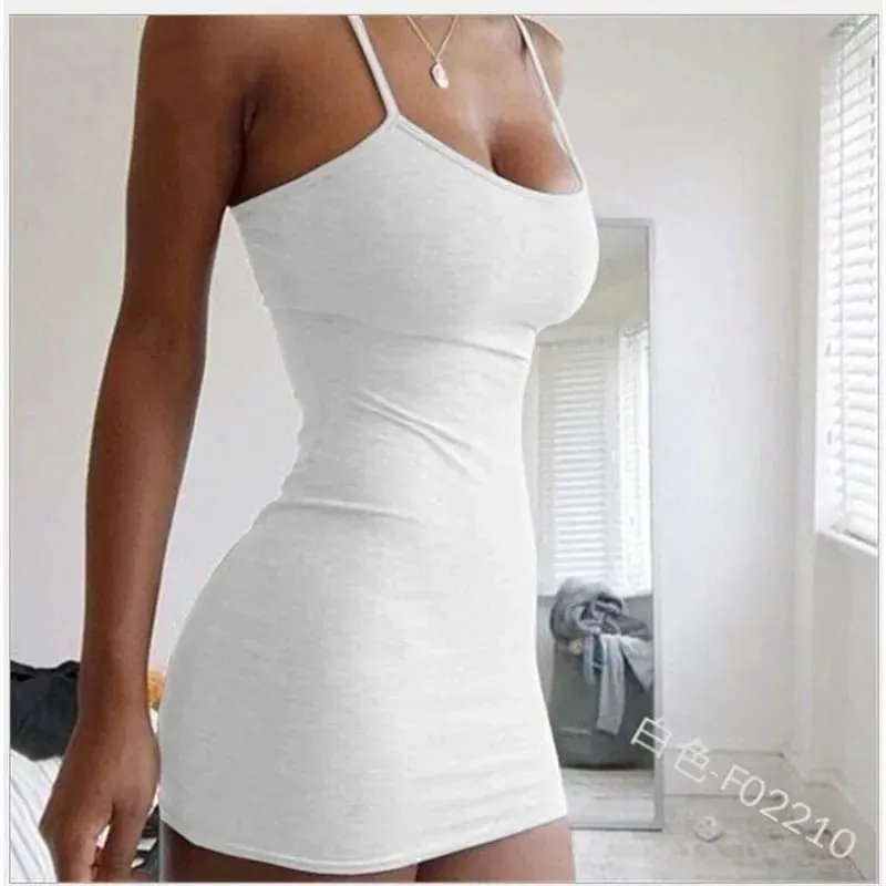 Summer Women Sexy Tight Bodycon Maxi Dress High Slit Strappy Nightclub Party Dress Outdoor Beach Vacation Casual Daily Wear Long