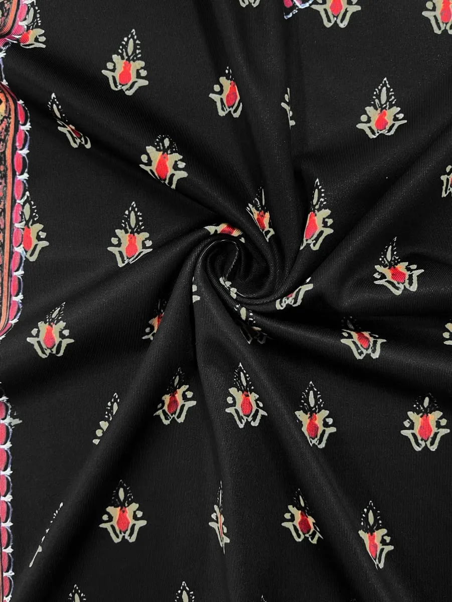 Women's Tribal Print Sleeveless Midi Dress Round Neck Loose A Line Casual Sundress Summer Beach Boho Vacation Dress