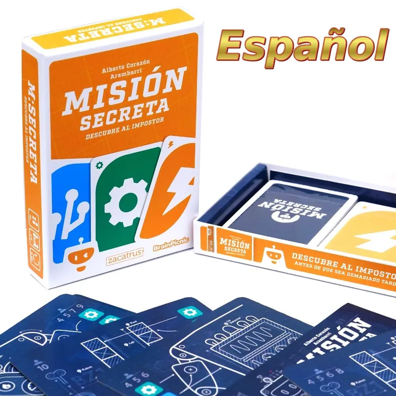 Spanish Card Game Party Friends The Imposter El Tonto del Pueblo Black Stories Unanimous Strategy Board Games Mision Secreta