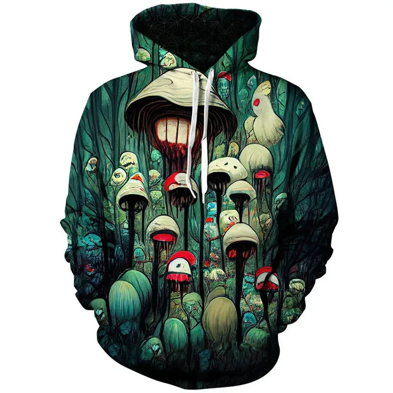 YOU 2026 Halloween Hoodies Men Women Full Print Terror Blood Graphic Sweatshirt Hoody Sudaderas Originales