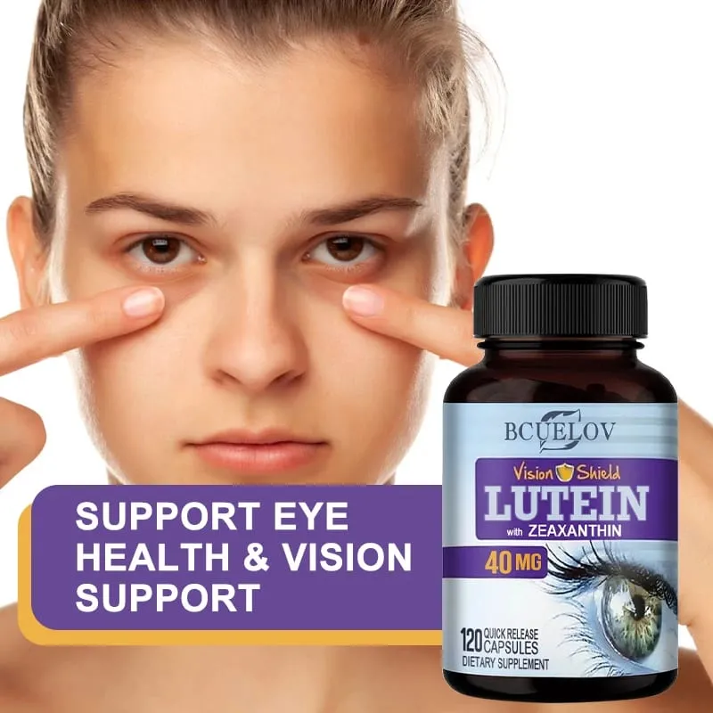 Lutein Eye Care-with Bilberry Extract and Zeaxanthin Supports Eye Health Promotes Healthy Vision and Maintains Macular Health