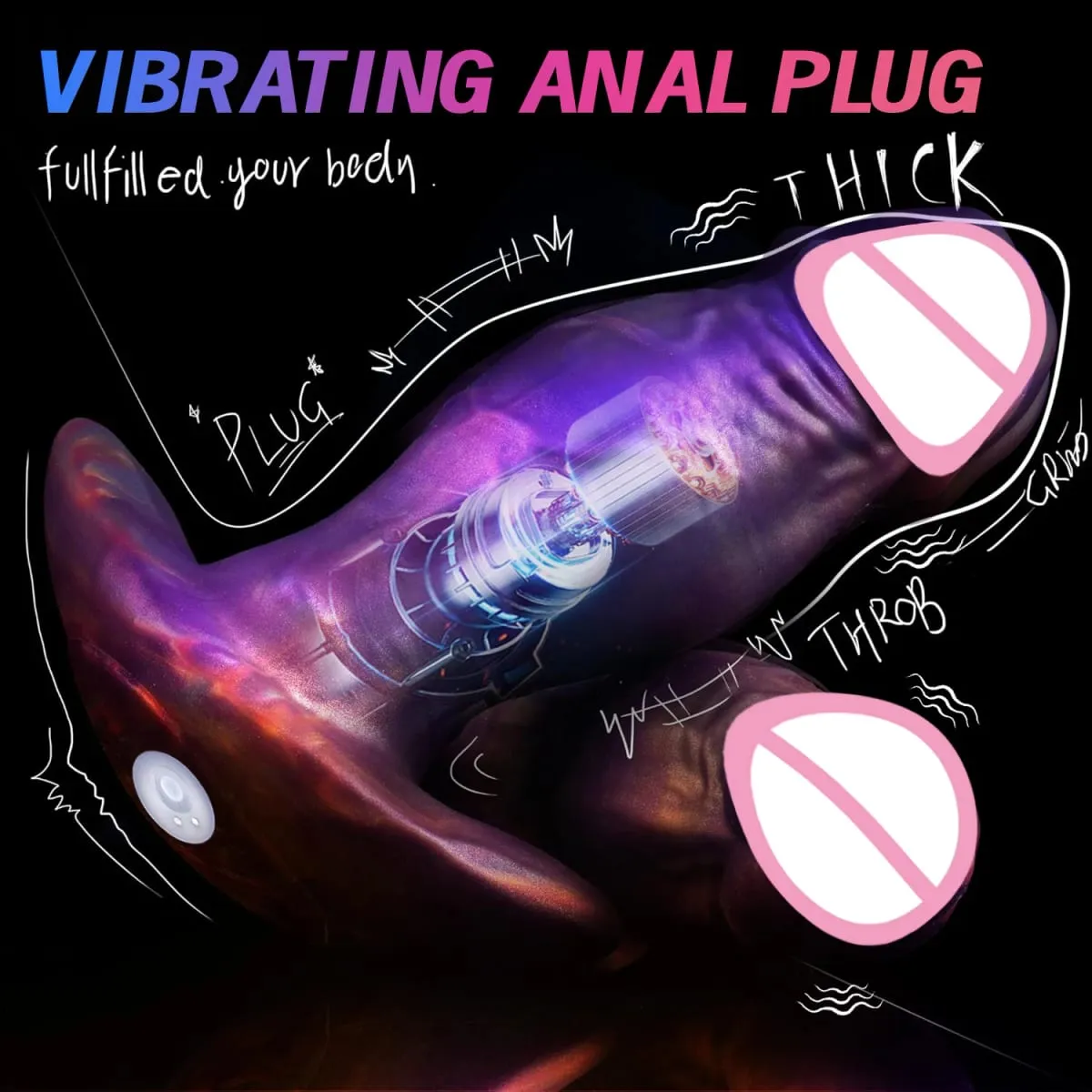 Dildo Silikon Palam Punggung Boleh Dipakai Realistik dengan Alat Kawalan Jauh 10 Frekuensi Getaran Prostat Tukang Urut Dubur Palam Mainan Seks Dewasa — image 4
