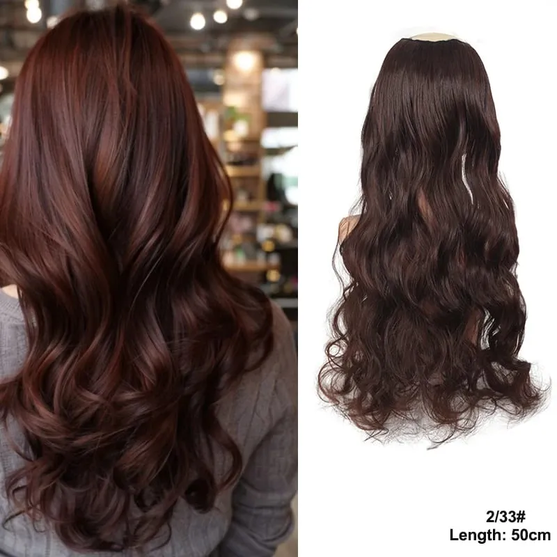 24 inch Long Wavy Hair Clip/Hair Extensions/Wigs/Women's Synthetic Wigs/Parties/Role-Playing/Different Events