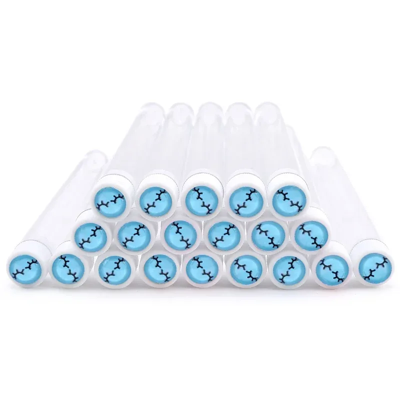 20pcs Reusable Eyebrow Brush Tube Disposable Eyelash Brush Eyebrow Brush With Eelash Resin Drill Replaceable Makeup Brushes