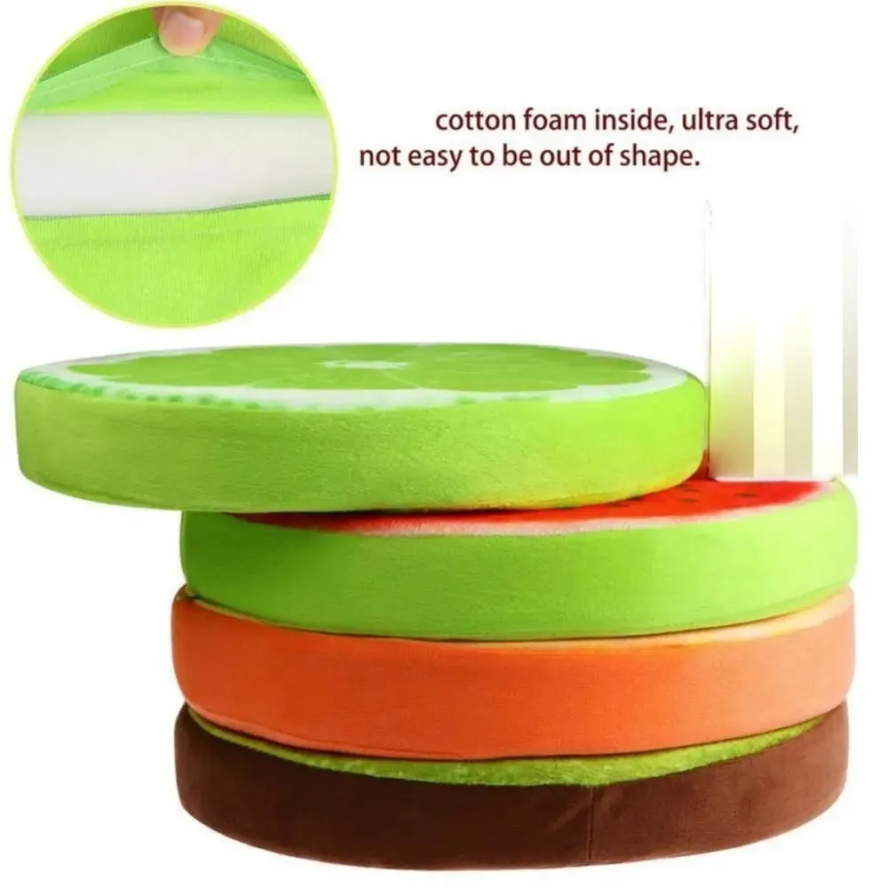 Kindergarten Office Garden Dining Outdoor Funny Chair Cushions Round Pillow Seat Pads Fruit Seat Pads