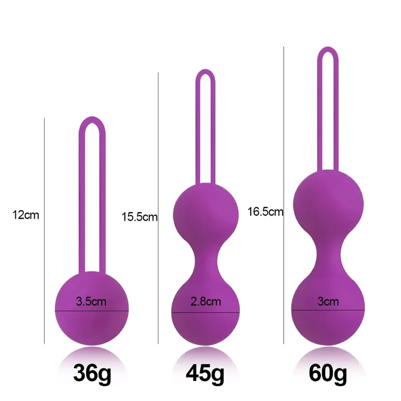 Silicone Smart Geisha Kegel Ball Beads Vaginal Ball Sex Toys for Women Simulator Vagina Chinese Ben Wa Ball Tightening Exerciser