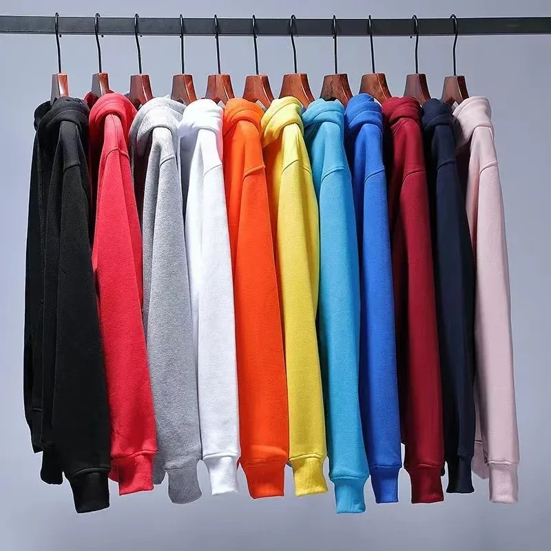 Men's Hoodies Women Pullover Spring Autumn Casual Hoodie Sweatshirts Solid Color Hoodies Oversize Black Sweatshirt For Male