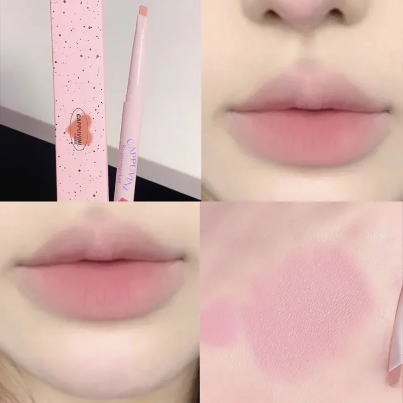 Matte Lip Liner Outline Lips Lipstick Pen Waterproof Long-lasting Color Lip Pencil Lipstick Pen