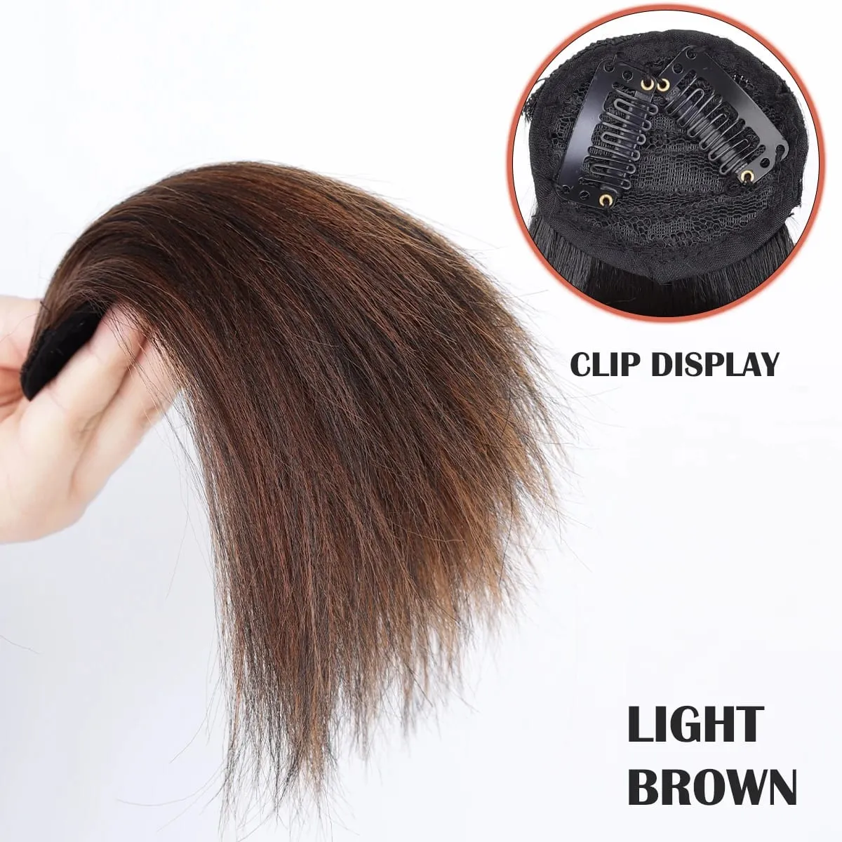 Straight hair synthetic hair pad clip to extend women's natural wigs women's invisible hair clips to add extra volume pieces