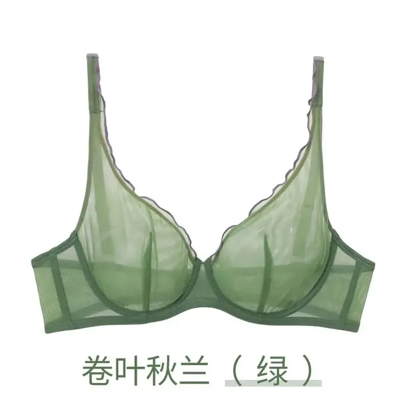 Women's Summer Lingerie Set Push Up Bra Thin Push Up Bra for Women Full Cup No Underwire Ultra Thin Lift Support Bra S-2XL Sale