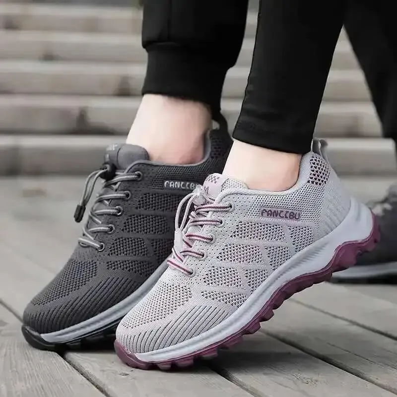 Moda tênis masculino e feminino macio vulcanizar tênis sapatos de malha tênis de verão sapatos femininos tênis sapato mulher tenis feminino