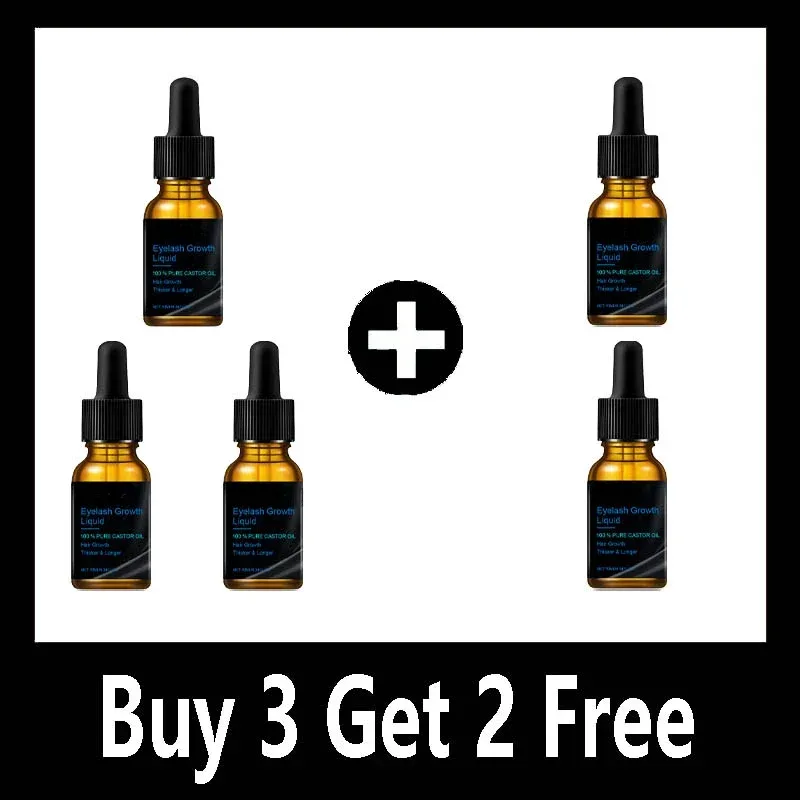 7Days Eyelash Fast Grow Serum Lengthen Thicken Natural Curl Enlargement Voluminous Eyelash Growth Natural Eyelashes Growth Serum