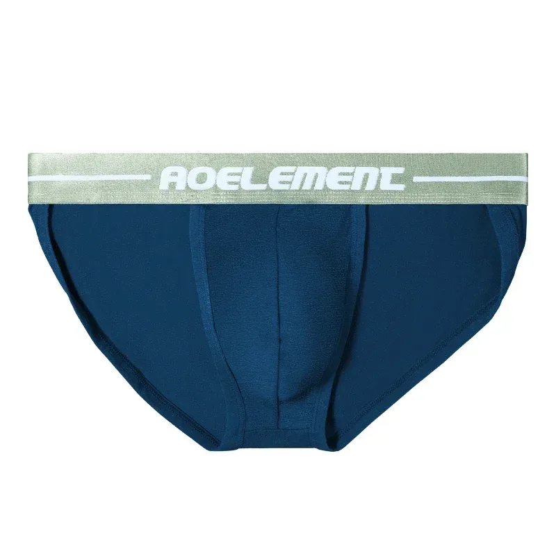 Low waist sexy modal panties men u convex tight high fork T pants sports briefs thong summer thin shorts