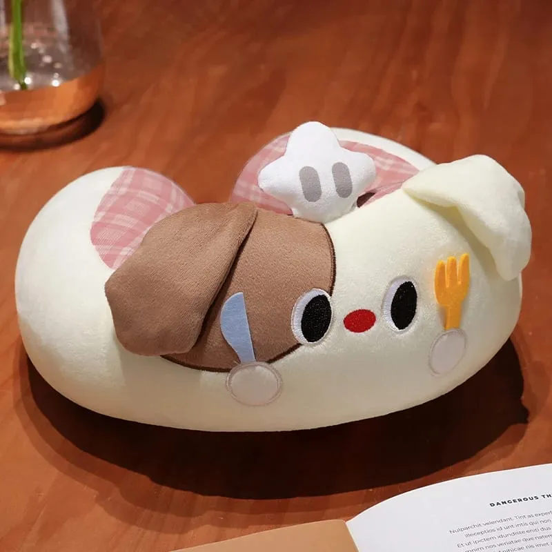 Hump Pillow Adult Children Travel Pillow Soft Short Plush Cartoon Portable Outdoor Nap Flight Neck Pillow Nursing Cushion