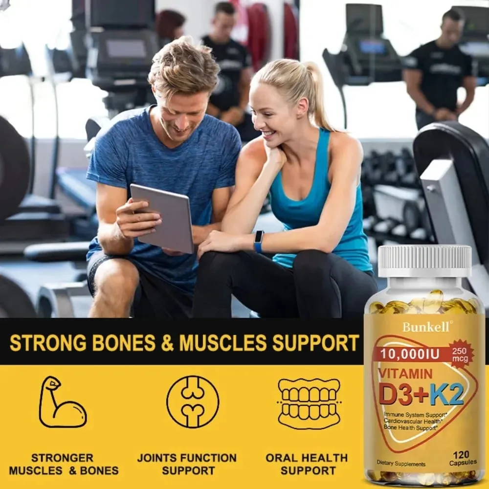 D3 & K2 - Nerve Muscle Heart Bone and Dental Health Immune System Health