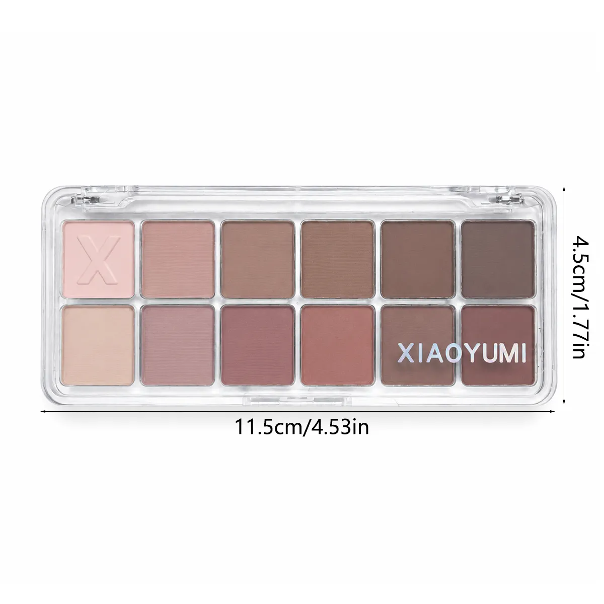 12 Colors Matte Eyeshadow Palette Nude Pink Brown Tones High Pigment Long Lasting No Shimmer Daily Neutral Eye Makeup Cosmetics