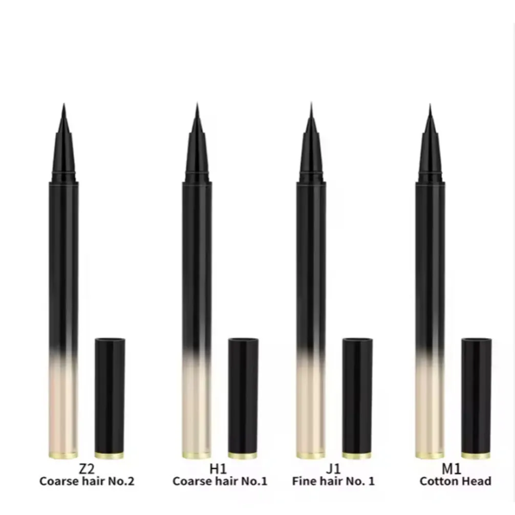 Vegan Ultra Fine Long-Lasting Black Eyeliner Pencils -Waterproof Sweatproof and Smudge-Proof Eye Liner Pen Private Label Makeup