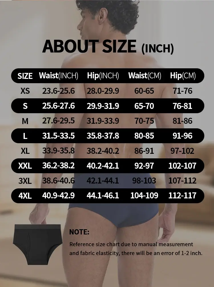 Incontinence Men Briefs Elder Cozy Urinary Panties Odorless Boxers Maximum Absorbency Boyshorts Leak Proof Cotton Underpants