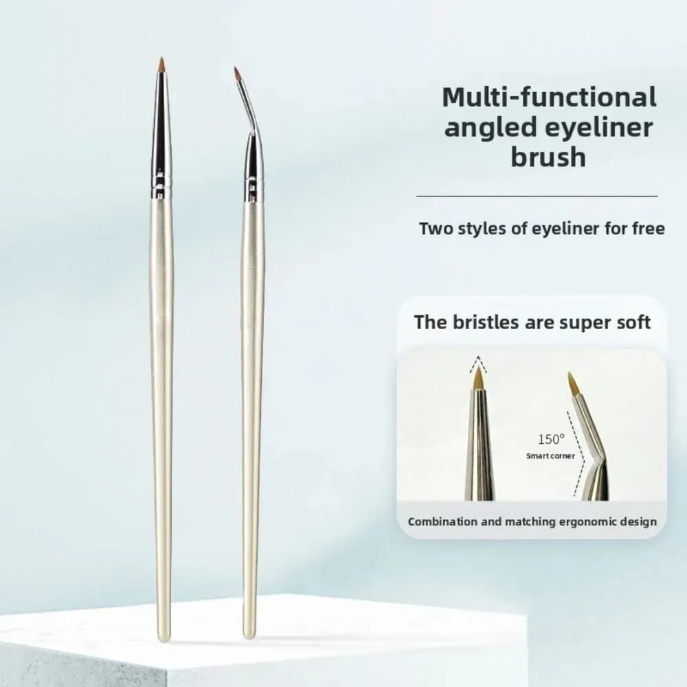 5pcs Multifunctional Eyeliner Brush Angle Eyeliner Brush Right Angle Brushes Extremely Fine Makeup Brush Aegyo Sal Brushes