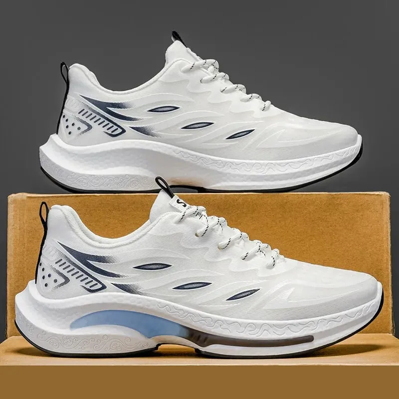 New Men's Mesh Breathable Casual Sneakers Soft Sole Non Slip Comfortable Outdoor Running Shoes Lightweight Men's Sports Shoes