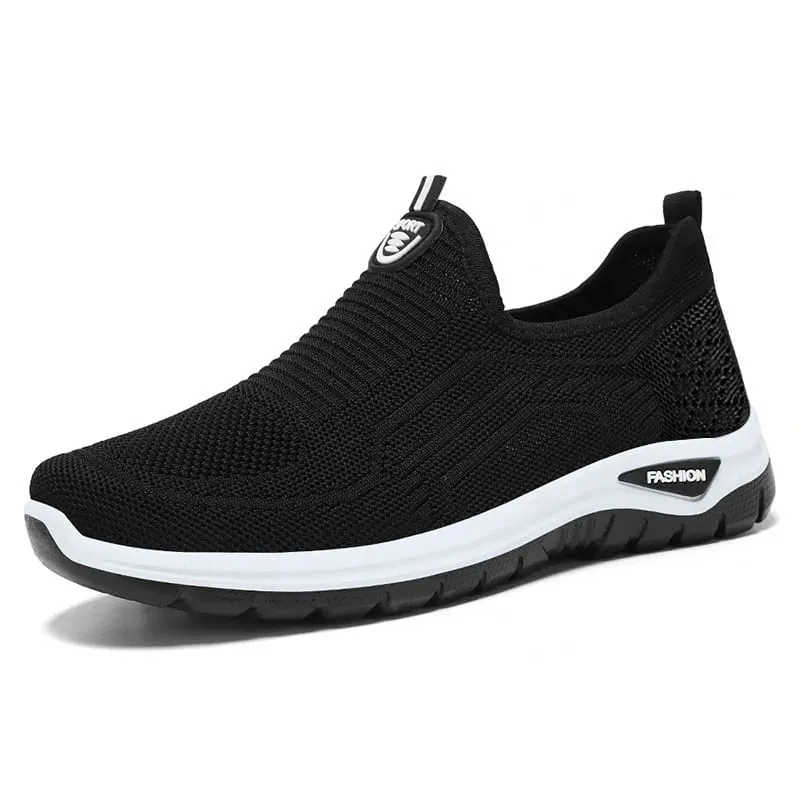 Męskie obuwie oddychające trampki męskie lekkie buty do chodzenia buty do biegania wsuwane mokasyny dla pary Zapatillas Hombre rozmiar 44