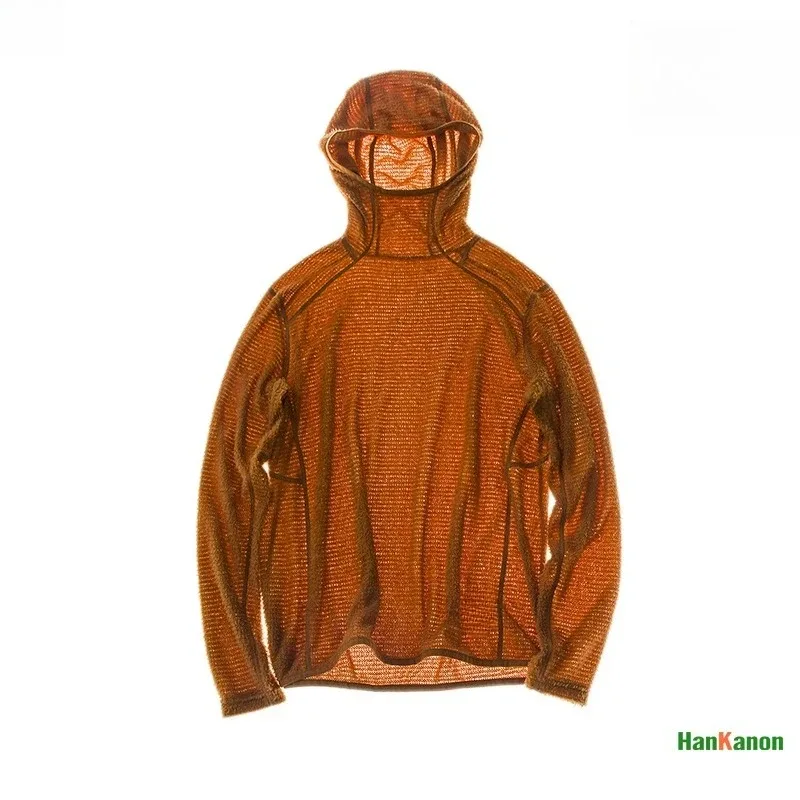 Thermolite® Lightweight Hooded T-Shirt Men's Long Sleeve Thermal Hoodie for Hiking Camping & Cycling Anti-Static & Anti-Pilling — image 10