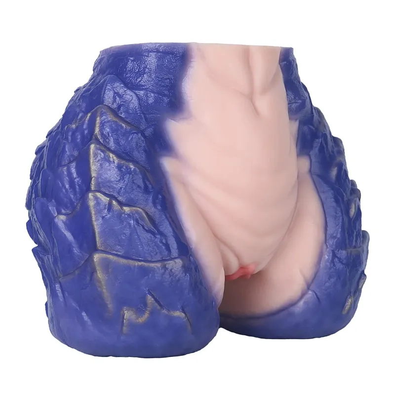 8kg Furry Torso Ass Sex Toy Silicone Male Masturbator Dual Channel Anal Vaginal Stroker Realistic Anthro Butt Toy Sex Toys