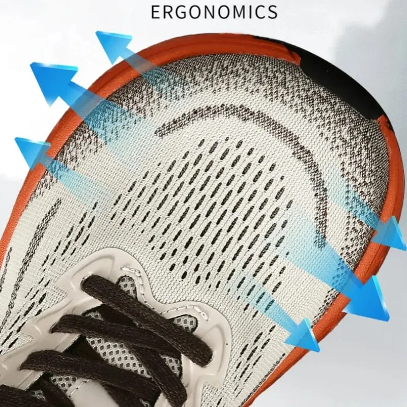 Outdoor Men's Casual Sneakers Minimalist Barefoot Shoes Running Shoes Lightweight Breathable Zero Soles Wide Toe Walking Shoes