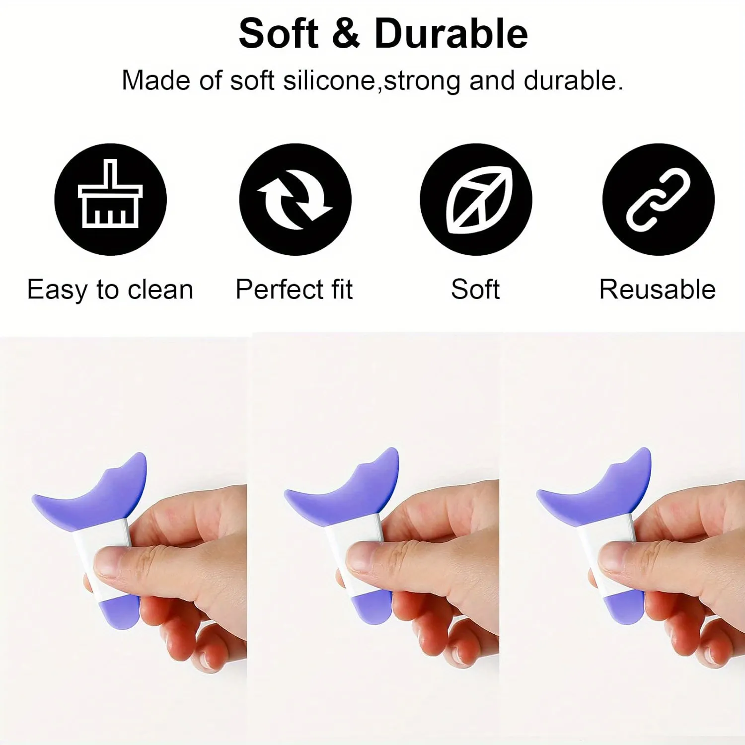 3-in-1 Silicone Eye Makeup Assistant Tool - Mascara Shield Eyeliner Guide & Detachable Eyeshadow Applicator Eye Makeup Brushes