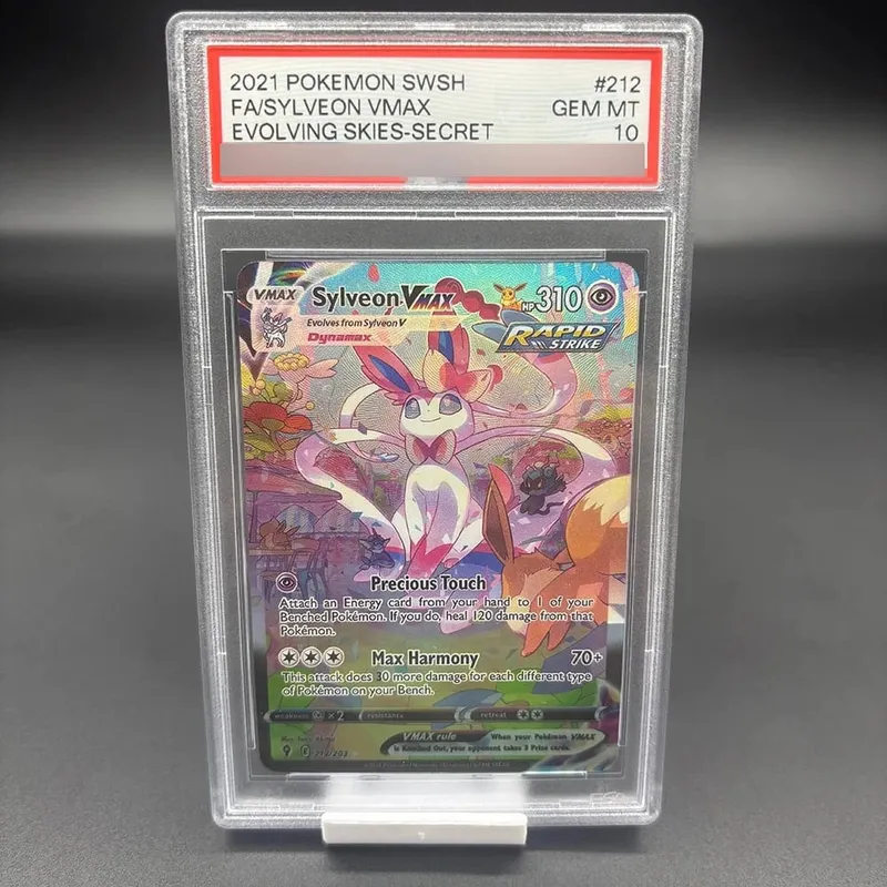 Diy Lugia Charizard Giratina 10Points Rating Card Magikarp Mew Latios Copy Version Game Anime Collection Cards Gift Toy