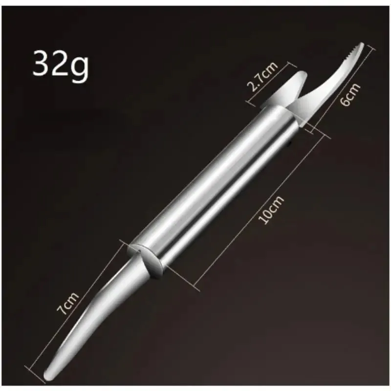 Seafood Tools Multifunctional Fast Shrimp Peeler Stainless Steel Shrimp Line Cutting Scraping Digging Fish Scales Knife Kitchen