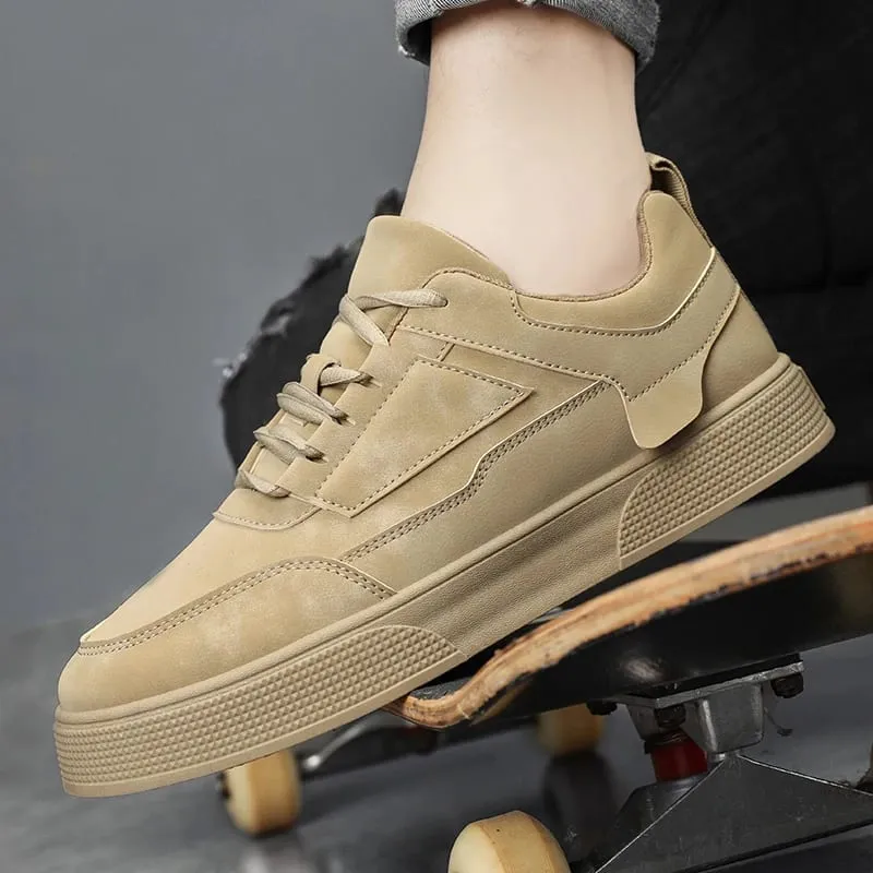 Low-Top Men's Versatile Casual Sports Shoes Comfortable and Trendy Thick-Soled Outdoor Running and Skateboarding Shoes