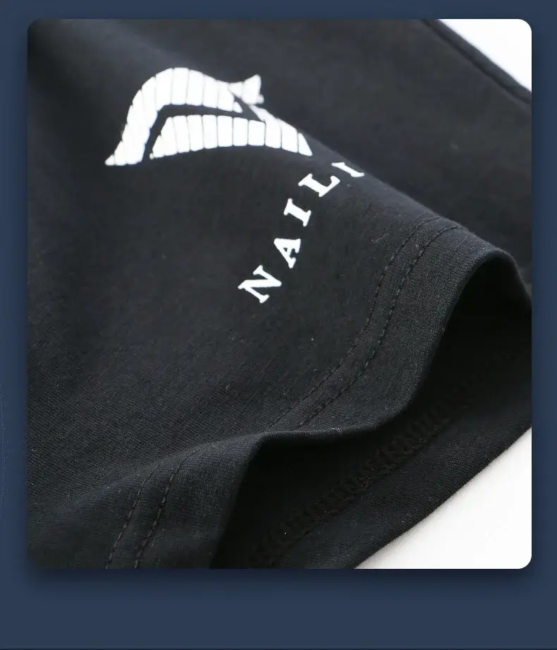 2-delade herrunderkläder Burst av bomull Andas ungdomsboxershorts Letter Trend fyrkantiga shorts med mitten av midjan Platt hörn Perso